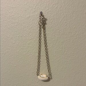 Gold and White Shell Bracelet